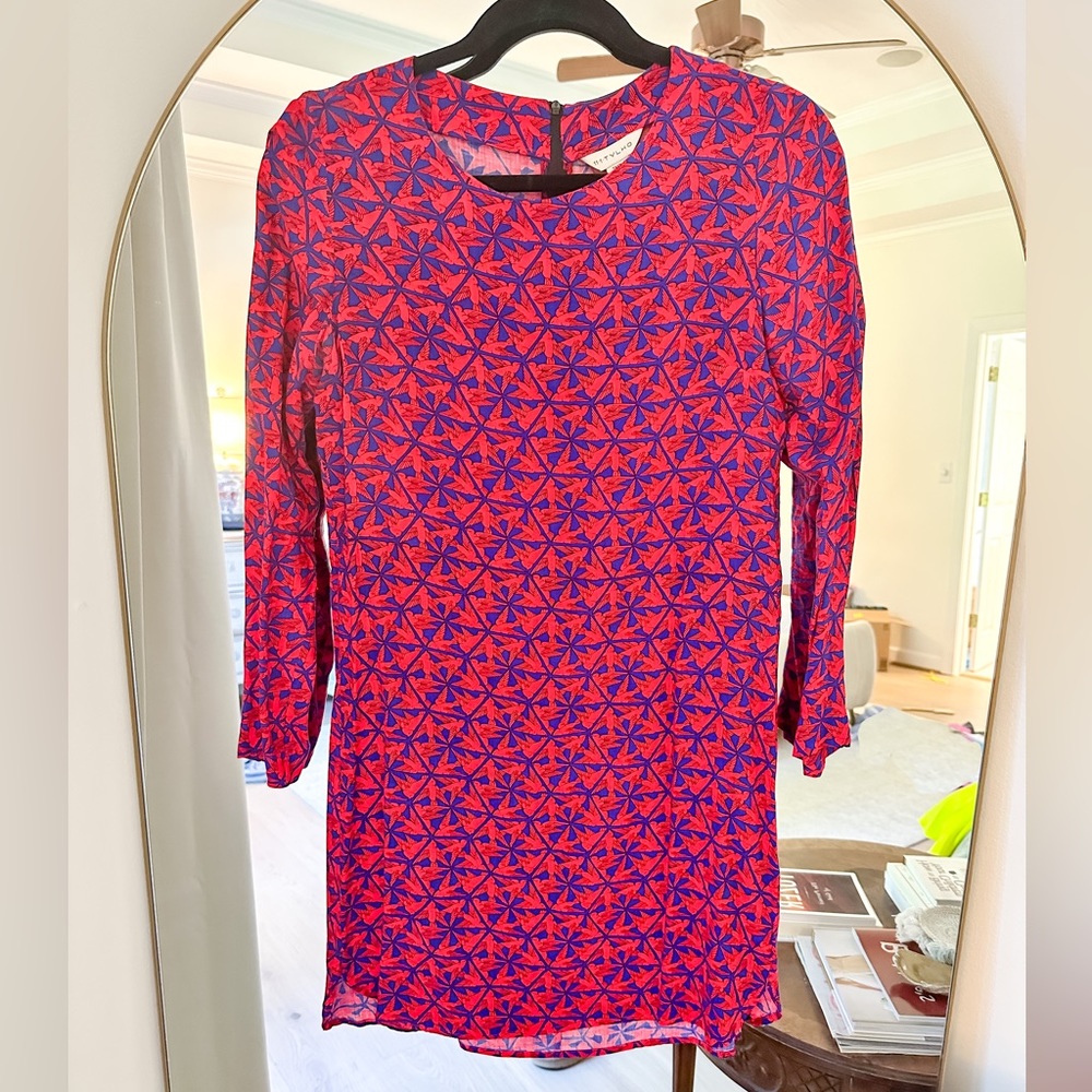 11•1•Tylho Dress - Red & Blue size Small